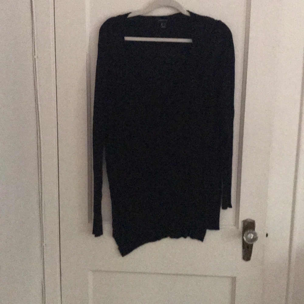 Black V-Neck Sweater